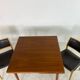 Vintage Scandinavian dining table expandable in 1960s teak