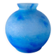 Round glass paste vase – Muller Frères Lunéville – Art Deco