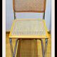 Lot de 2 chaises du designer Marcel Breuer - Acier chromé - Bois (hêtre) - Cannage