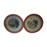 Sarreguemine talking plates