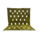 Handmade green pure wool rug, size 150 x 250 cm