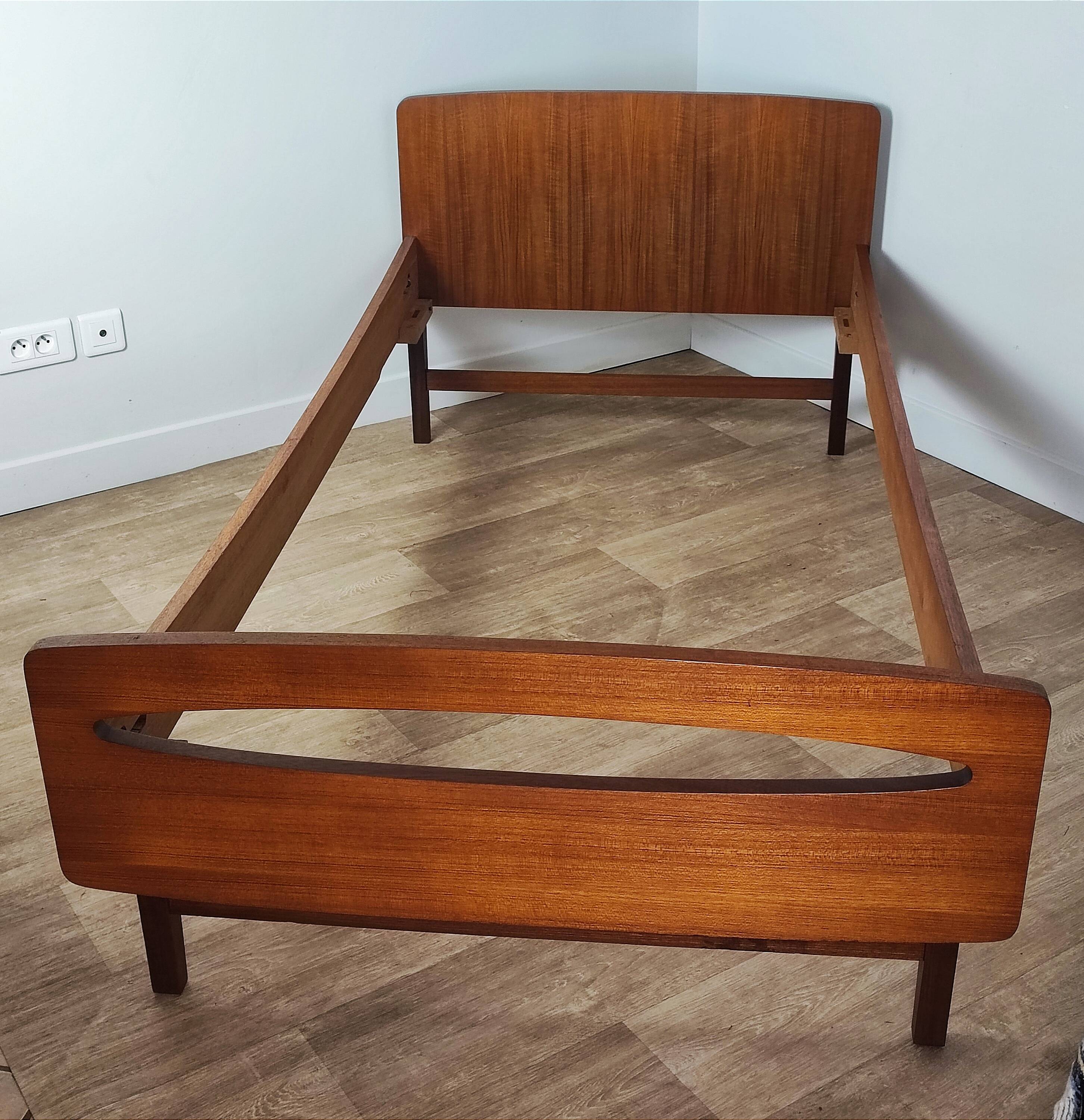 Vintage Scandinavian style bed
