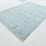 Grand tapis oushak bleu clair 8x11, 244x344cm