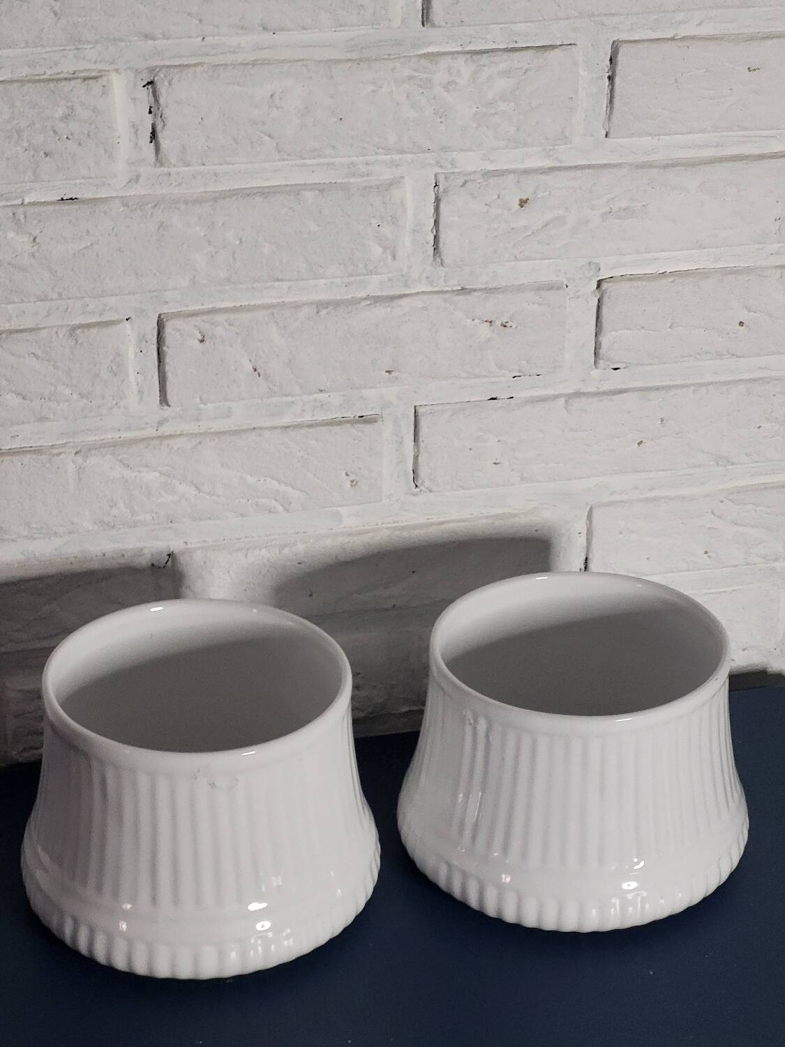 White plant pot