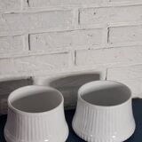 White plant pot