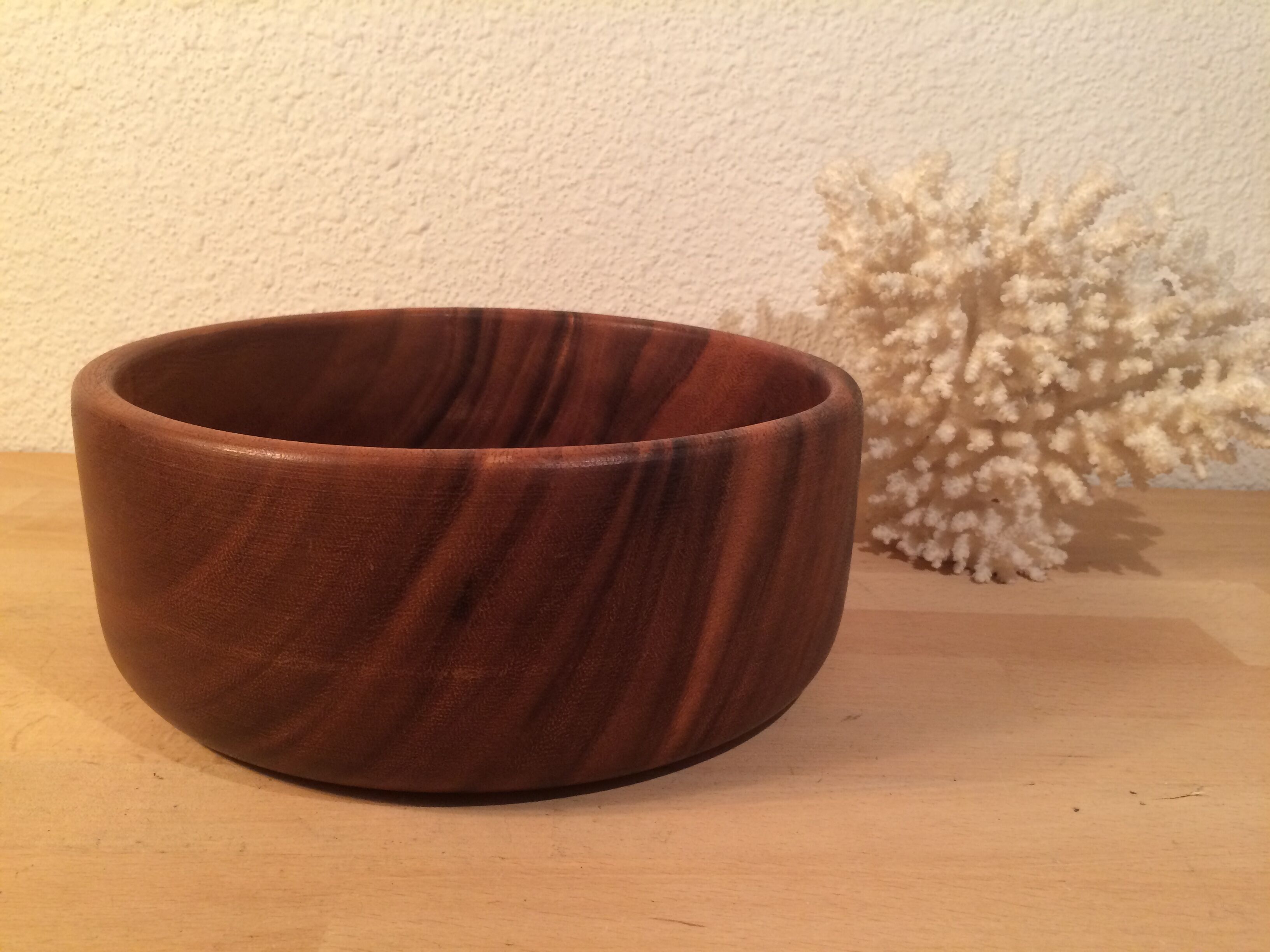 Scandinavian teak fruit cup 26 cm