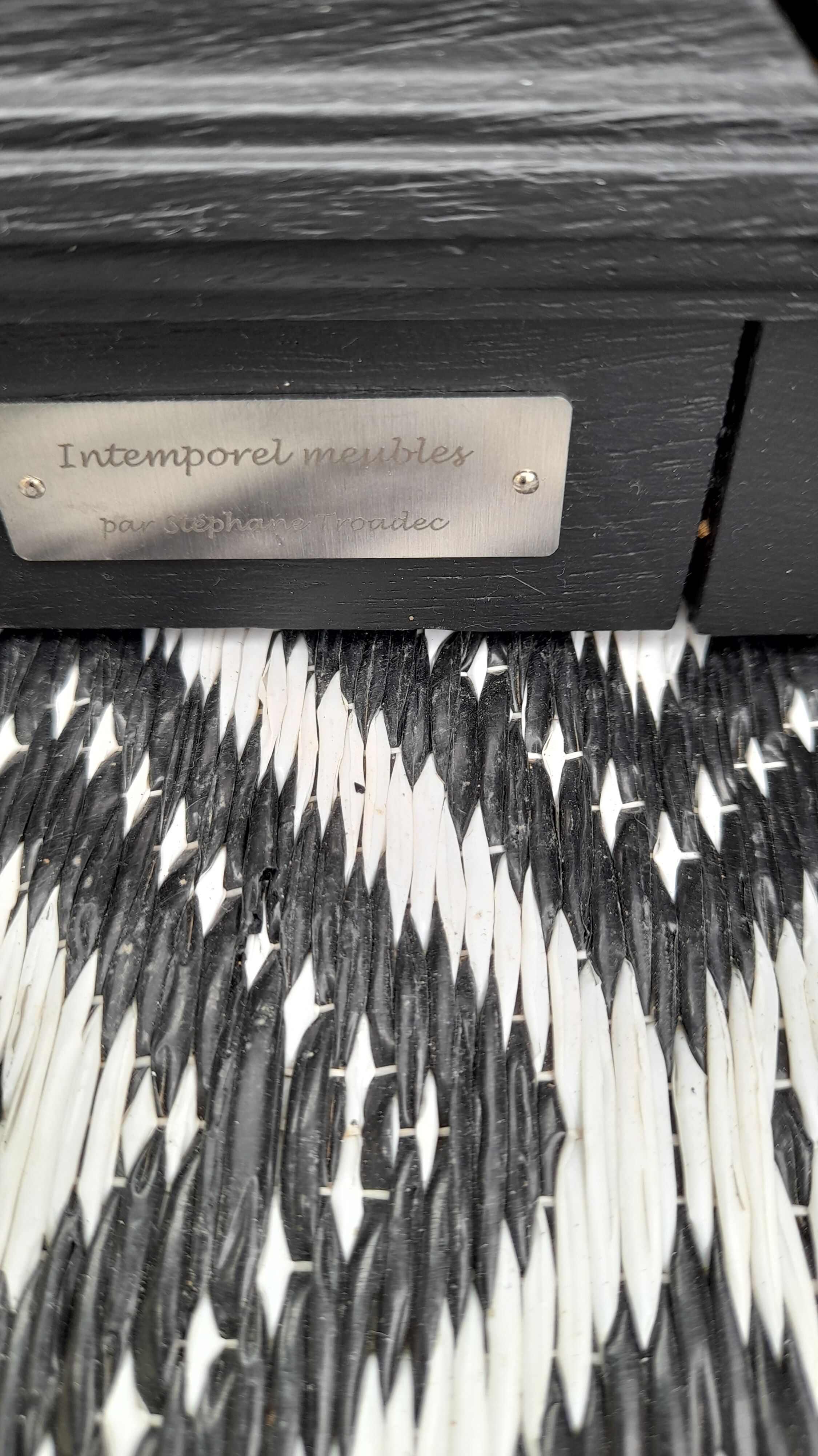 Beveled trumeau mirror