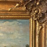 French landscape dated 1922