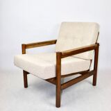 Vintage Armchair in Beige Boucle, 1970s
