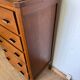 Vintage oak chest of drawers with oak veneer