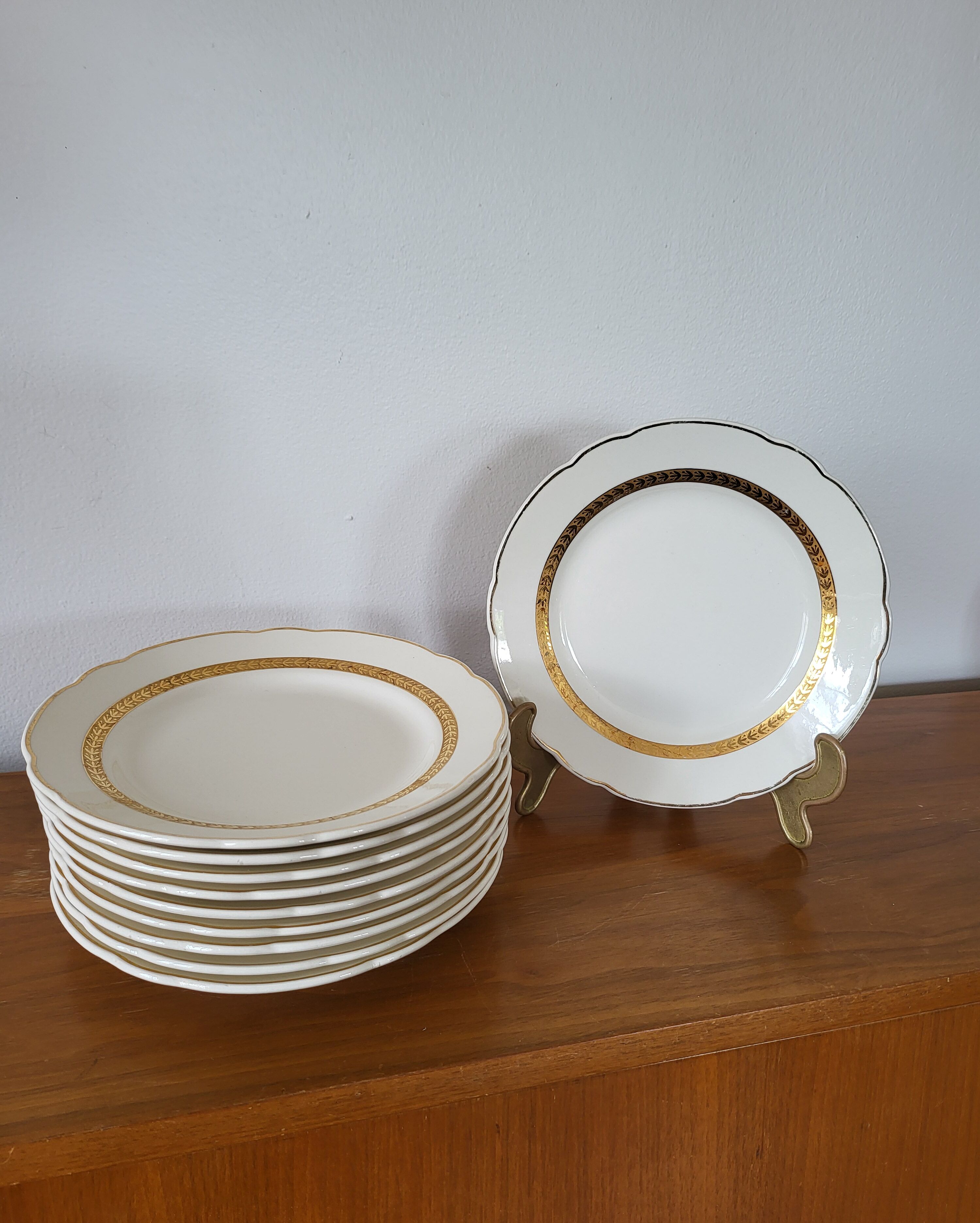 10 dessert plates Villeroy & Boch Model 7301
