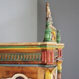 Carved wooden sideboard