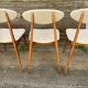 (Lot) Suite de 5 Chaises Pied Compas Restaurées