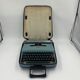Olivetti Lettera 22 Blue typewriter