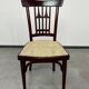 Viennese Secession dining chair no. 235 by Otto Wagner for J&J Kohn
