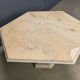 Octagonal Italian marble dining table 1970s