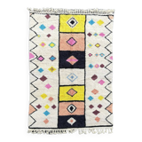 large new multi-colored Berber beni ourain rug 180x280 cm