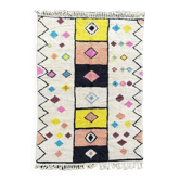 large new multi-colored Berber beni ourain rug 180x280 cm