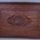Ancien plateau en bois sculpté