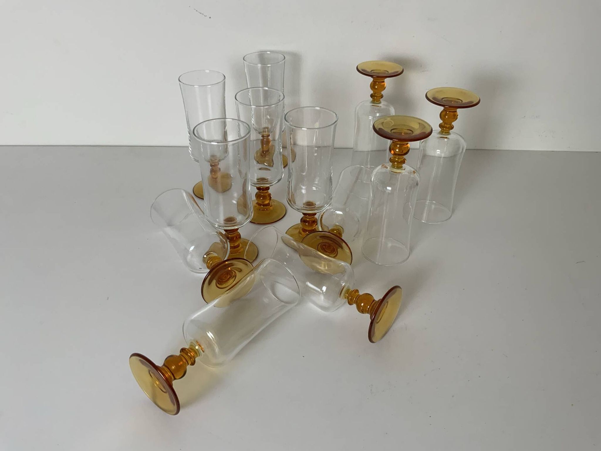Vintage Luminarc flutes