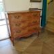 Commode 3 tiroirs style Louis XV en bois massif