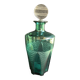 Carafe Art déco bleu turquoise