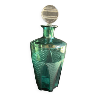 Art Deco carafe turquoise blue