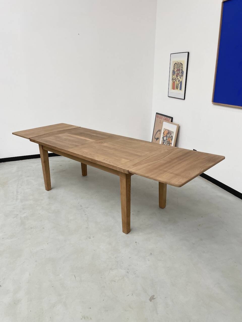 Oak farmhouse table 270 cm with extensions