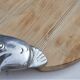 Vintage fish-shaped tray cutting board