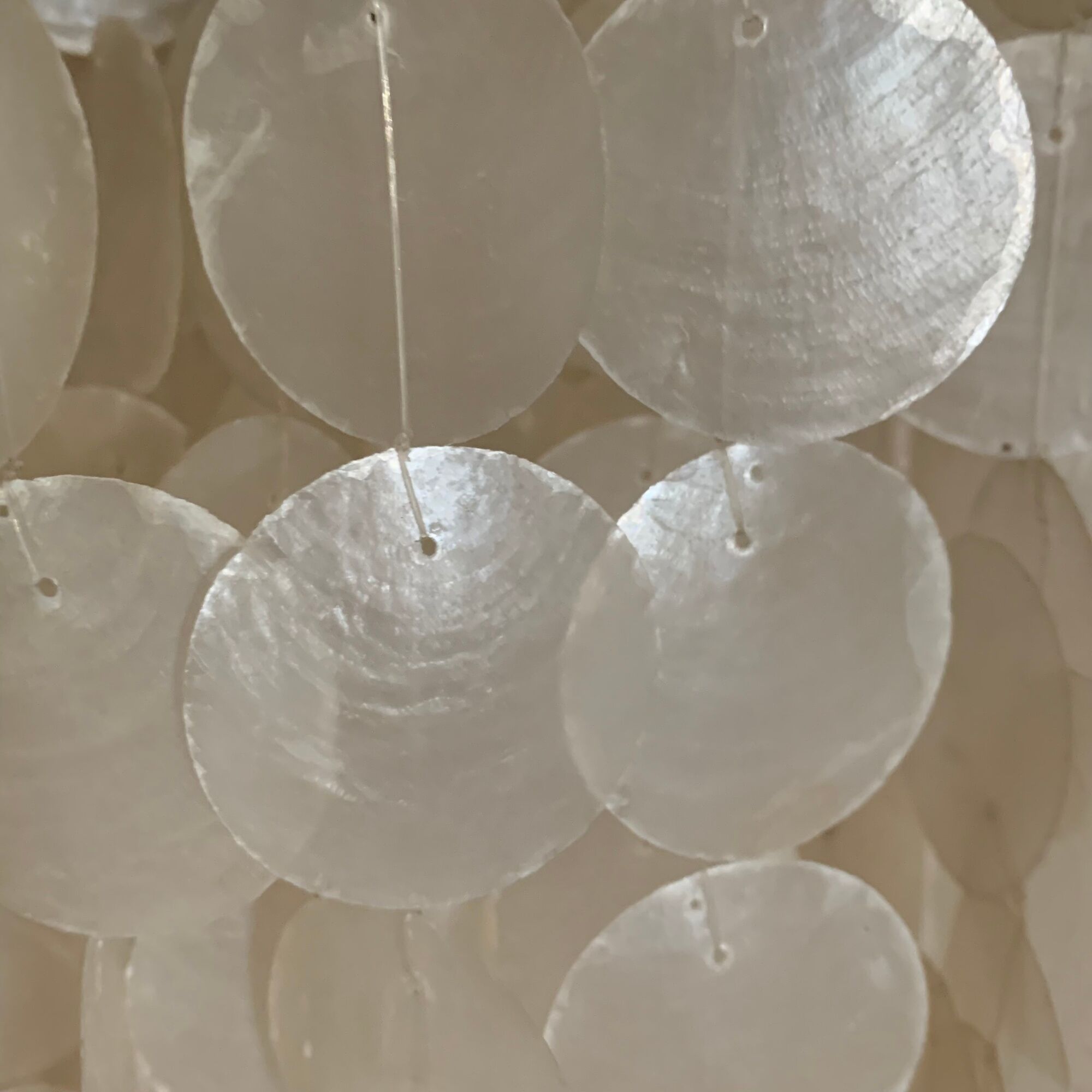 Suspension mother-of-pearl cascade tassel vintage XL