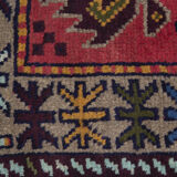 Vintage Wool Persian Area Rug Handmade Carpet- 105x176cm
