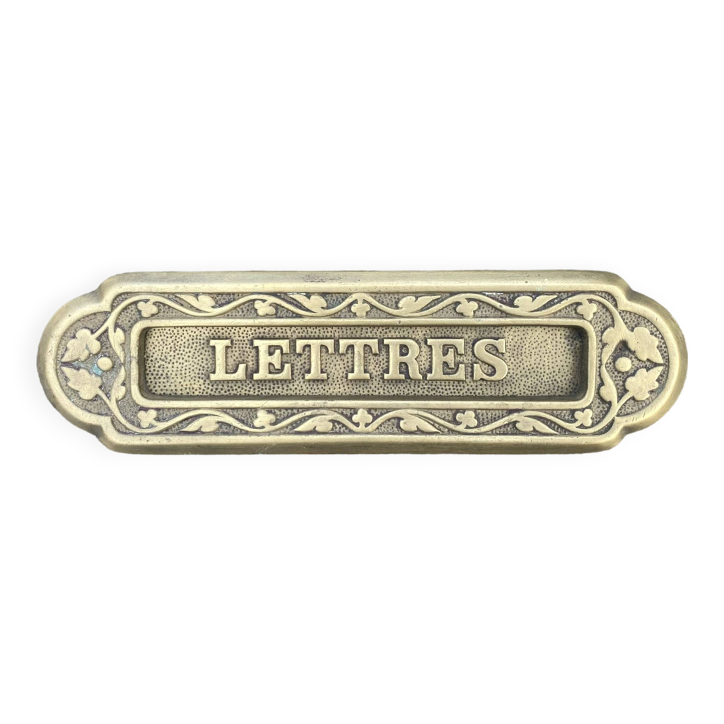 Lettres Monogramme En Laiton HL Vintage - Décoration Shabby Chic - Pour Fond De Bijoutier - Occasion