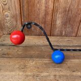 Vintage wall coat rack