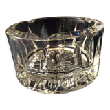 Cendrier en cristal taillé
