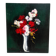 Large oil on canvas – Still life with red flowers – Vlaminck spirit –