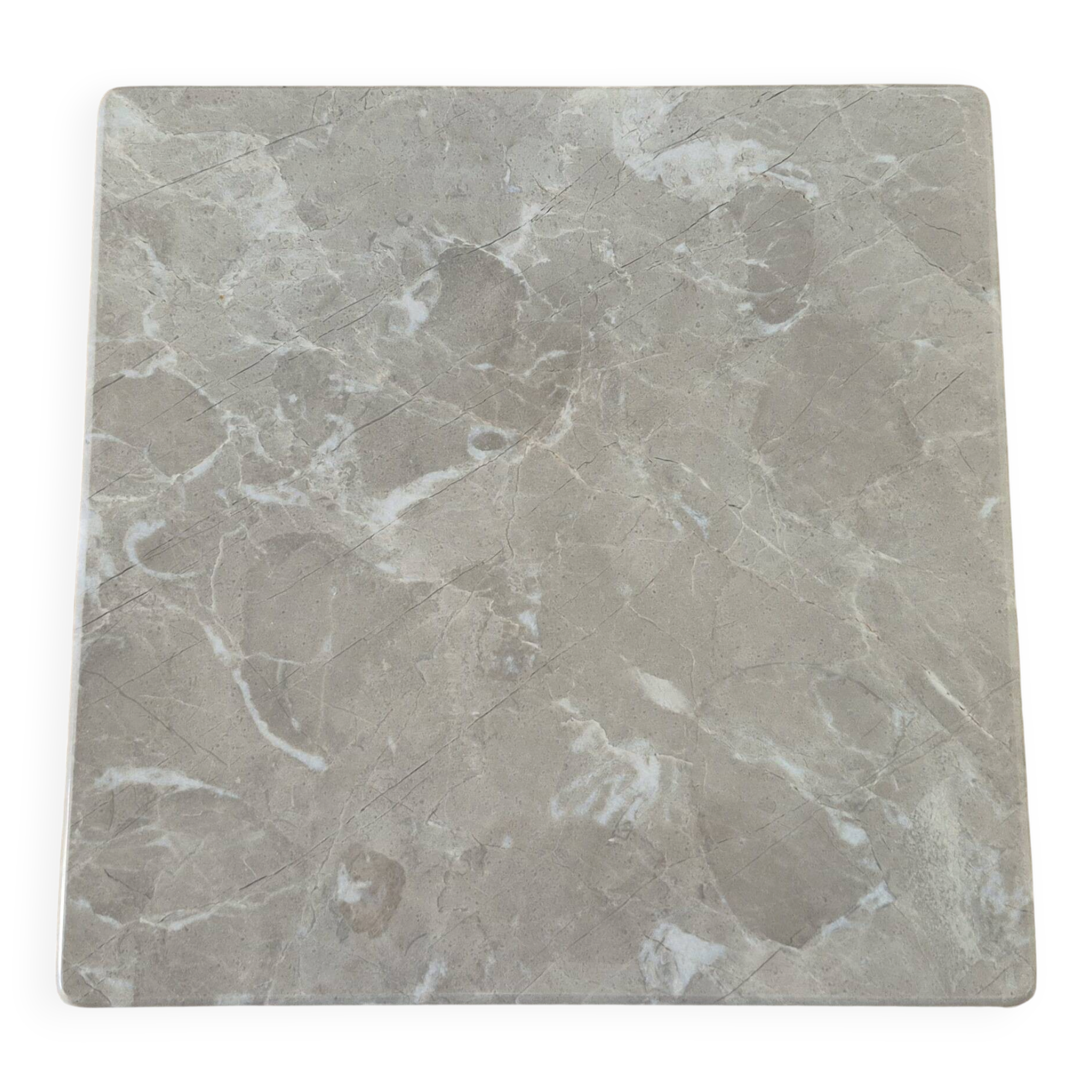 Plateau en marbre beige élégant – Chic et polyvalent
