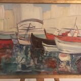 Oil on canvas signed Nathalie Pogarieloff