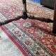 Oak tripod pedestal table