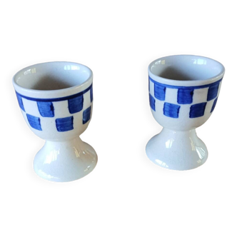 2 old egg cups