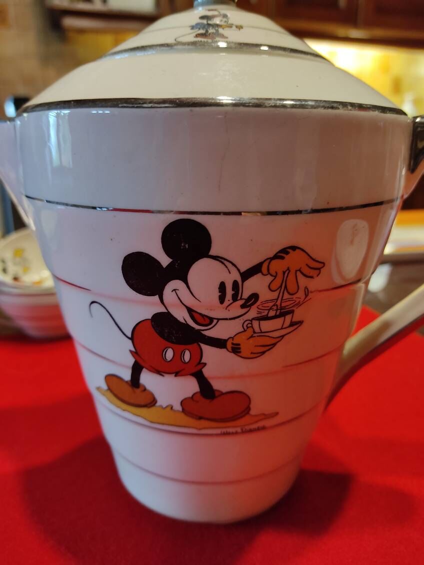 Mickey and Minnie Art Deco Coffee Service 1928