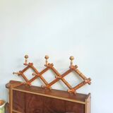 Large accordion coat and hat rack