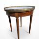 Louis XVI style bouillotte table in mahogany
