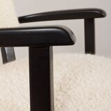 Set of eight dining Paris hotel chairs by Thonet, France 1950s