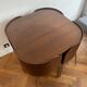 Set of table and 4 teak chairs, Fusion model by Sandra Kragnert for IKEA, Sweden, 1970s: