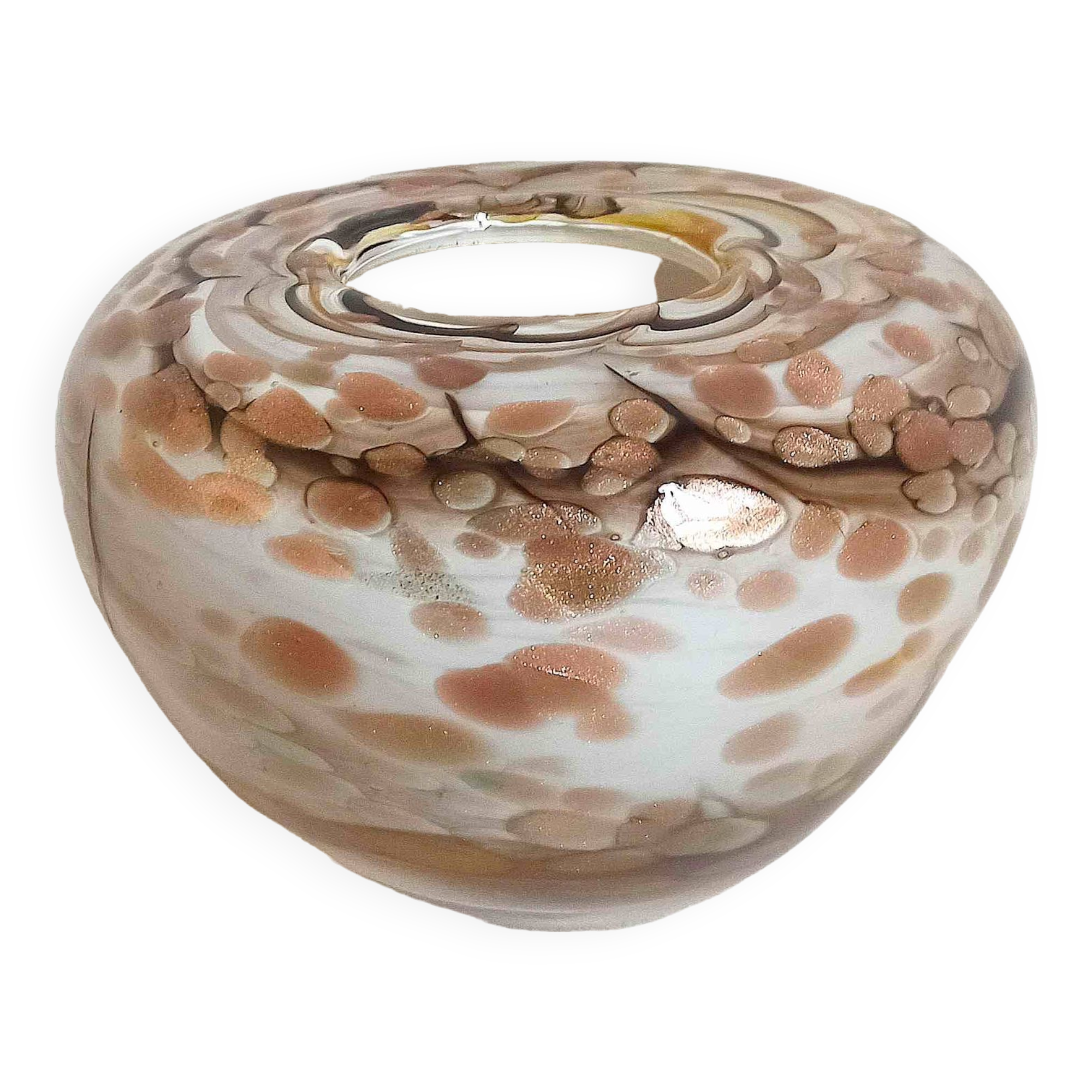 Speckled Murano vase Width 22 cm