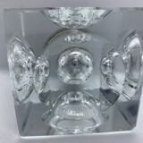 Cubic table lighter in cristral