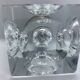 Cubic table lighter in cristral