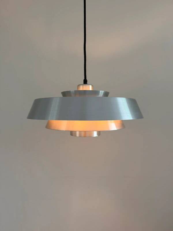 Vintage Fog & Morup Nova pendant - Brass - Jo Hammerborg - Danish design lamp