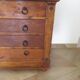 Commode 4 tiroirs en bois massif, début XXème s.