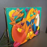 Laurent Casimir (Peintre Haïtiens) huile sur Toile